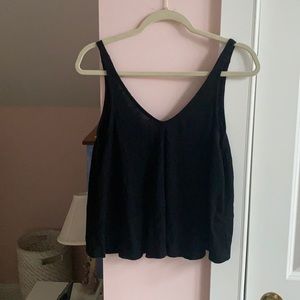 Free People Black Tank